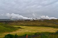 Island: poloostrov Reykjanes - geotermální elektrárna