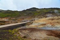 Island: poloostrov Reykjanes - geotermální oblast Krýsuvík – Seltún