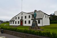 Island: hlavní město Reykjavík - Stjórnarráðið (sídlo vlády)