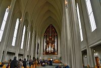 Island: hlavní město Reykjavík - Hallgrímskirkja, luteránský kostel