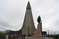Island: hlavní město Reykjavík - Hallgrímskirkja, luteránský kostel