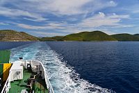 Chorvatsko - ostrov Mljet: trajekt z Prapratna do Sobry