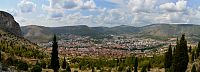 Bosna a Hercegovina: Mostar - panorama od východu