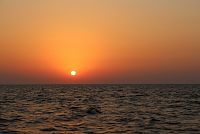 SAE - Dubaj: výletní loď - západ slunce
