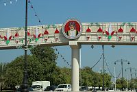 Omán: Muscat - silnice mezi novým a starým Muscatem