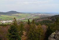 Zlatohorská vrchovina: Čertovy kameny - výhled