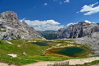 Itálie - Dolomity: jezera Lago dei Piani