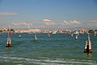 Itálie - Benátky: lodí z Punta Sabbioni