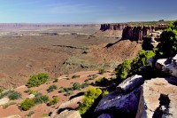 USA Jihozápad: National park Canyonlands - Grand View Point Overlook
