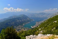 Černá Hora: Boka Kotorská z Lovčenské cesty