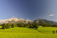 Rakousko - Dachstein: krajina u Ramsau am Dachstein