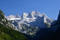 Rakousko – Dachstein: Hoher Dachstein od jezera Vorderer Gosausee