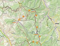 Slezské Beskydy: trasa Nýdek - Velká Čantoryje - Malý Stožek - Kobiliska (zdroj: mapy.cz)