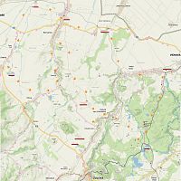Žulovsko: mapa cyklovýletu