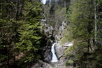Nízký Jeseník: Rešovské vodopády, nejvyšší vodopád z vyhlídky
