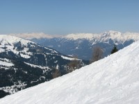 Rakousko - Nassfeld: pohled na rakouskou stranu (Gailtalské Alpy)