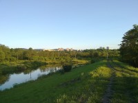 Pohled na sokolovské sídliště Michal