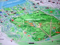 mapa Greenwich parku