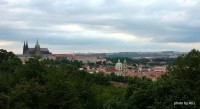 Petřín 2012  - Výhled na Prahu z lanovky