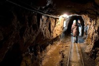 V podzemí štoly Starý Martin (aspirant na zapsání do seznamu UNESCO)