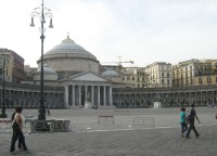 Neapol - Piazza Plebiscito - Kostel S. Francesco di Paola 