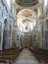 Palermo - interiér kostela