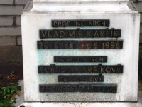 hrob Vladimíra Karfíka v Bystřici pod Hostýnem