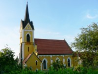 kostel Českobratrské církve evangelické od jihu
