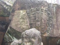Braunův Betlém - Juan Garin (poustevník), celek s jeskyní