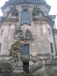kostel Nejsvětější Trojice a barokní schodiště