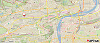 mapka části Prahy s místem, kde najdete Zahradnictví Chládek