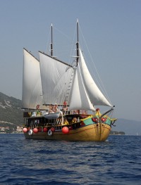 Jadran z paluby jachty SILVA