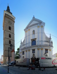 Černá věž České Budějovice, Katedrála sv. Mikuláše v Českých Budějovicích.