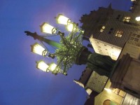 Praha, Hradčany - kandelábr na Hradčanském náměstí