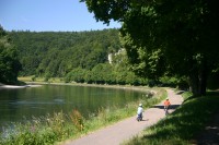 Na kole podél kanálu Rýn-Dunaj