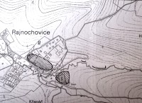 Lokalizace vesnice Hodoňovice. Obrázek pana D.Kolbingera.