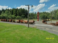 Důlní vozíky na uranovou rudu