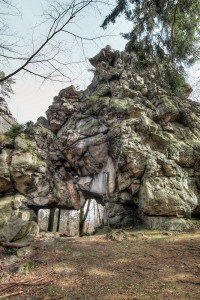 Milštejn - skalní hrad a brána
