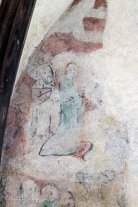 Nástěnné malby v kostele Povýšení svatého kříže