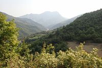 Opuštěné albánské hory.