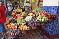 Funchalská tržnice - exotické ovoce.