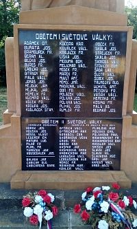 Pomník obětem světových válek ve Svítkově