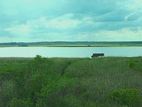 Výhled na jezero Świdwie s ornitologové věže, Węgornik (fot. MMichal)