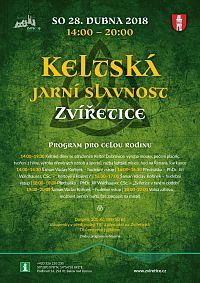Plakát k akci Keltská jarní slavnost na Zvířeticích