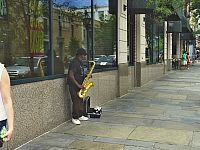 Charleston- hráč na saxofon
