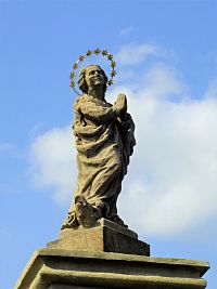 Pazderna, socha Panny Marie Immaculaty (replika)
