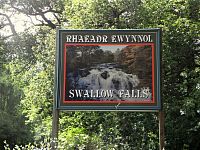 Swallow Falls, horní vodopád