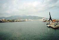 Ceuta, pohled zpět na přístav
