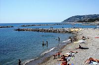 Sanremo, pláž