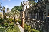 Sevilla, zahrady Alcazaru